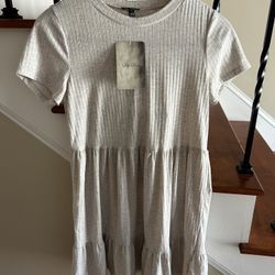 Lily Rose NWT Dress Oat Color Juniors Medium 