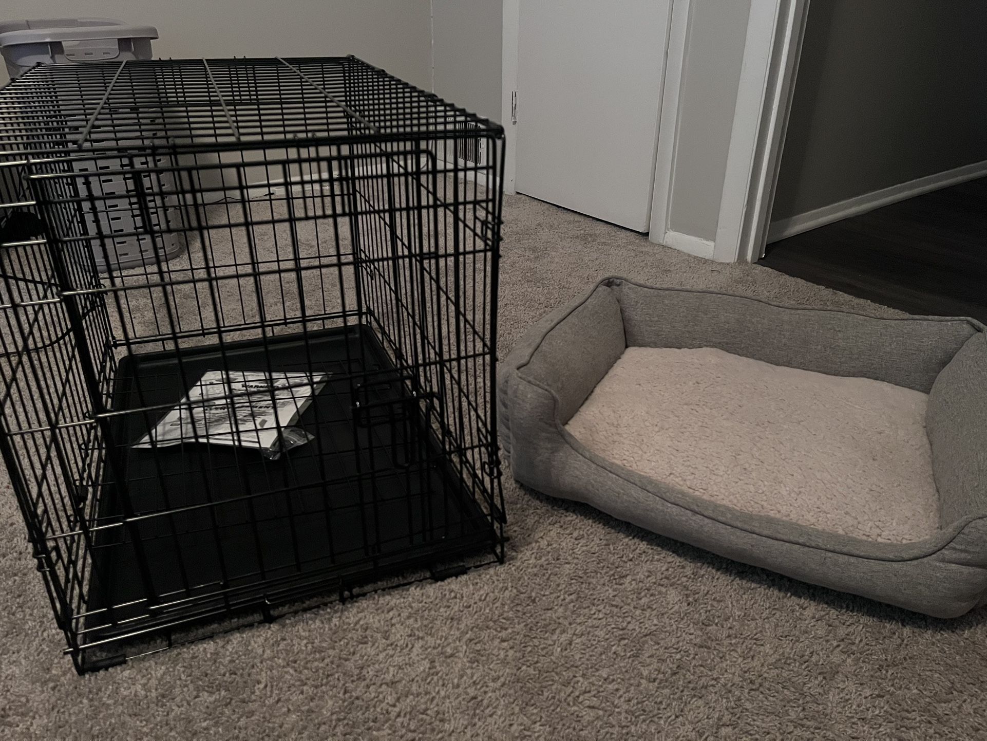 Medium Dog Bed And Crate