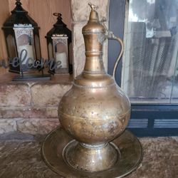 Antique Turkish water pitcher