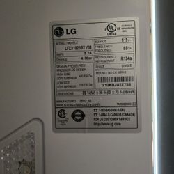 Lg Fridge $350