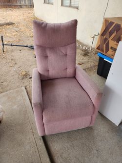 Recliner Chair Pink