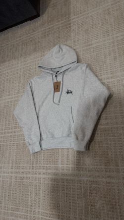 stussy hoodie grey
