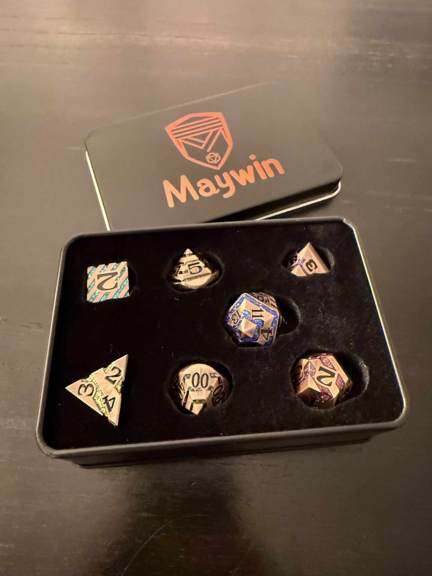 Dice Set D&D Metal 