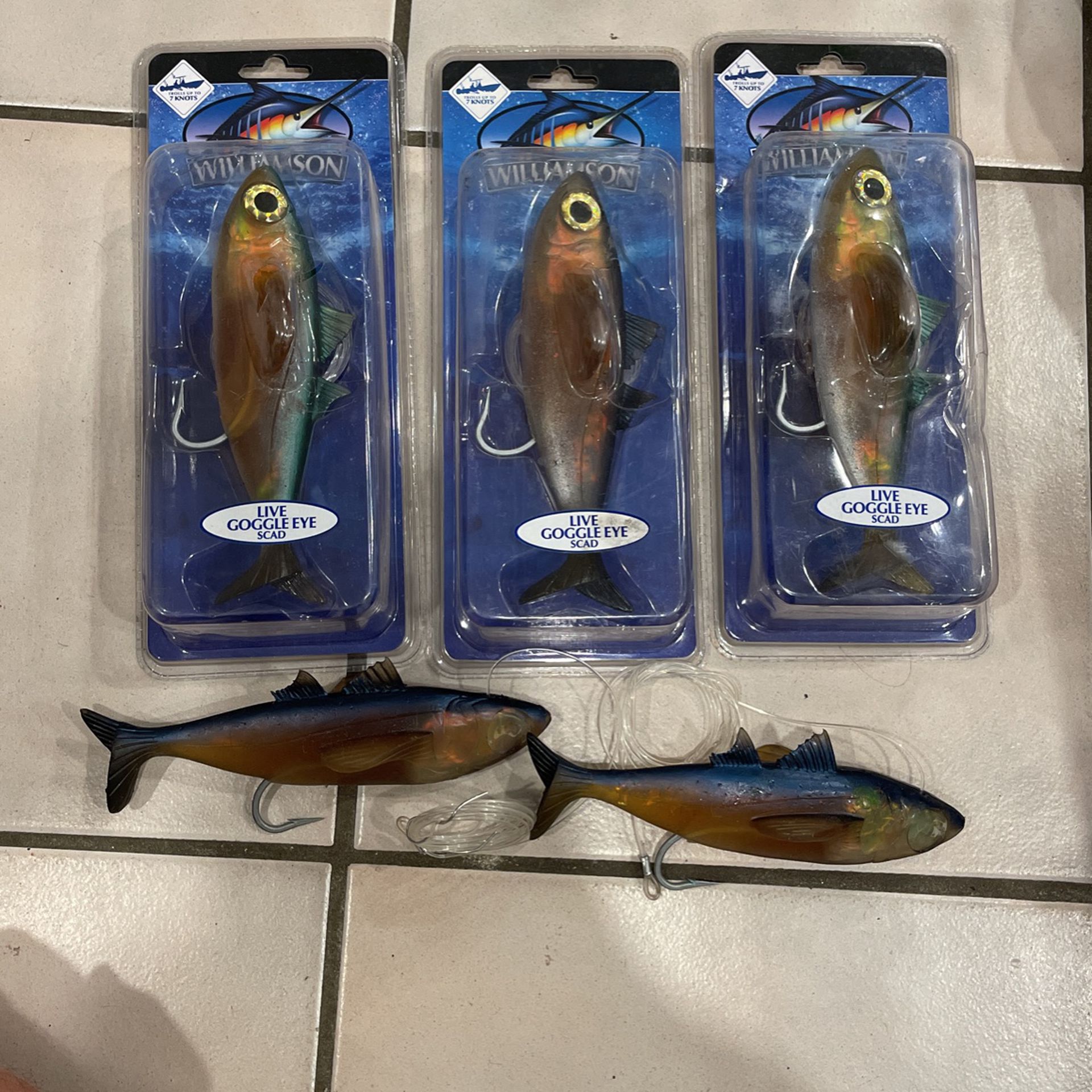 Trolling Lures Williamson Live Series Goggle Eyes for Sale in Miami, FL -  OfferUp