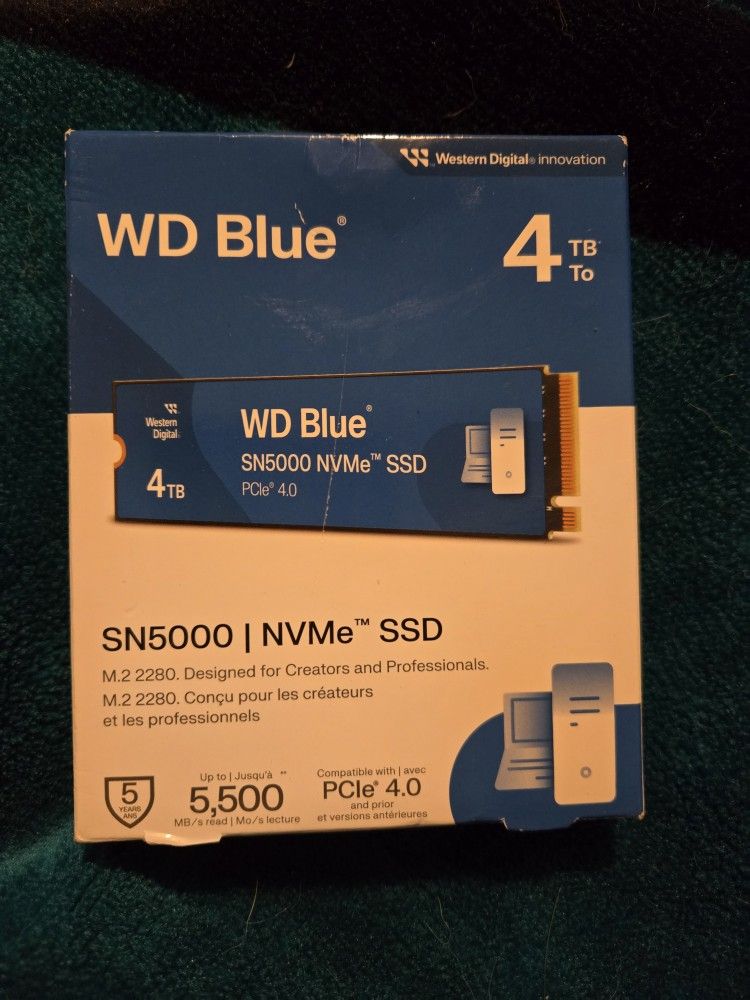 Wd Blue 4tb Sn5000