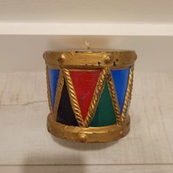 Drum Christmas Decorative Candle 