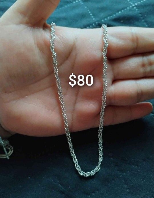 925 Sterling Silver Chains/Cadenas De Plata 925