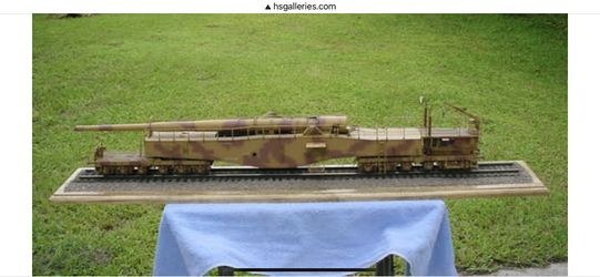 Dragon 1/35 Leopold German railway gun model for Sale in Cheshire