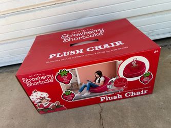 Strawberry plush chair