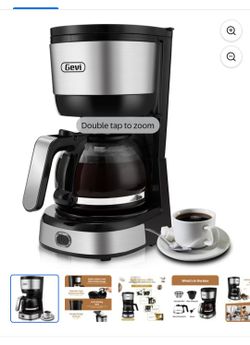 Gevi 4-Cup Drip Coffee Machine.