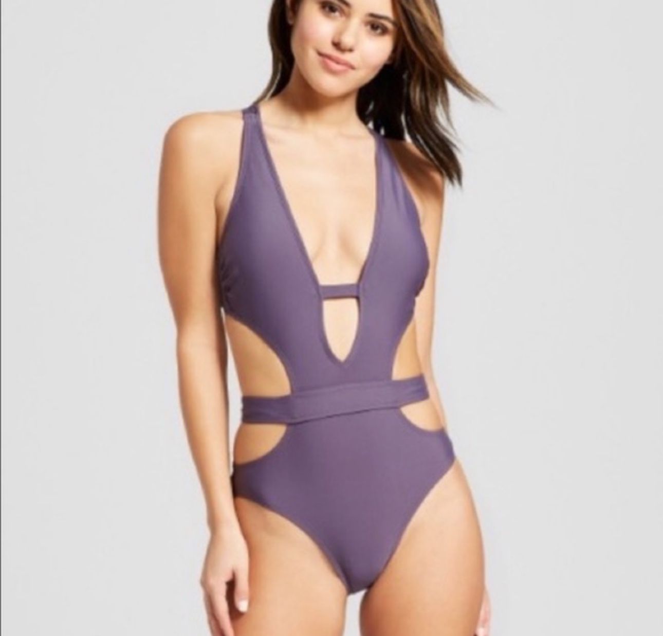 one piece swimsuit with cutouts