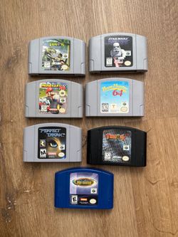 Nintendo 64 Game Cartridges