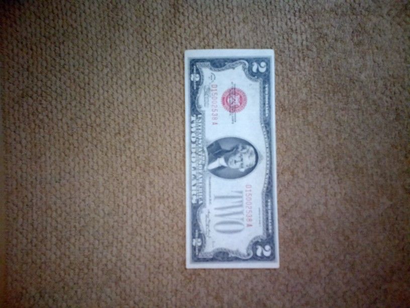 1928 D $2 Two Dollar Banknote