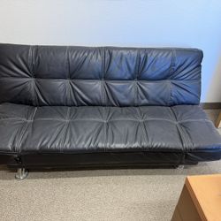 Leather futon
