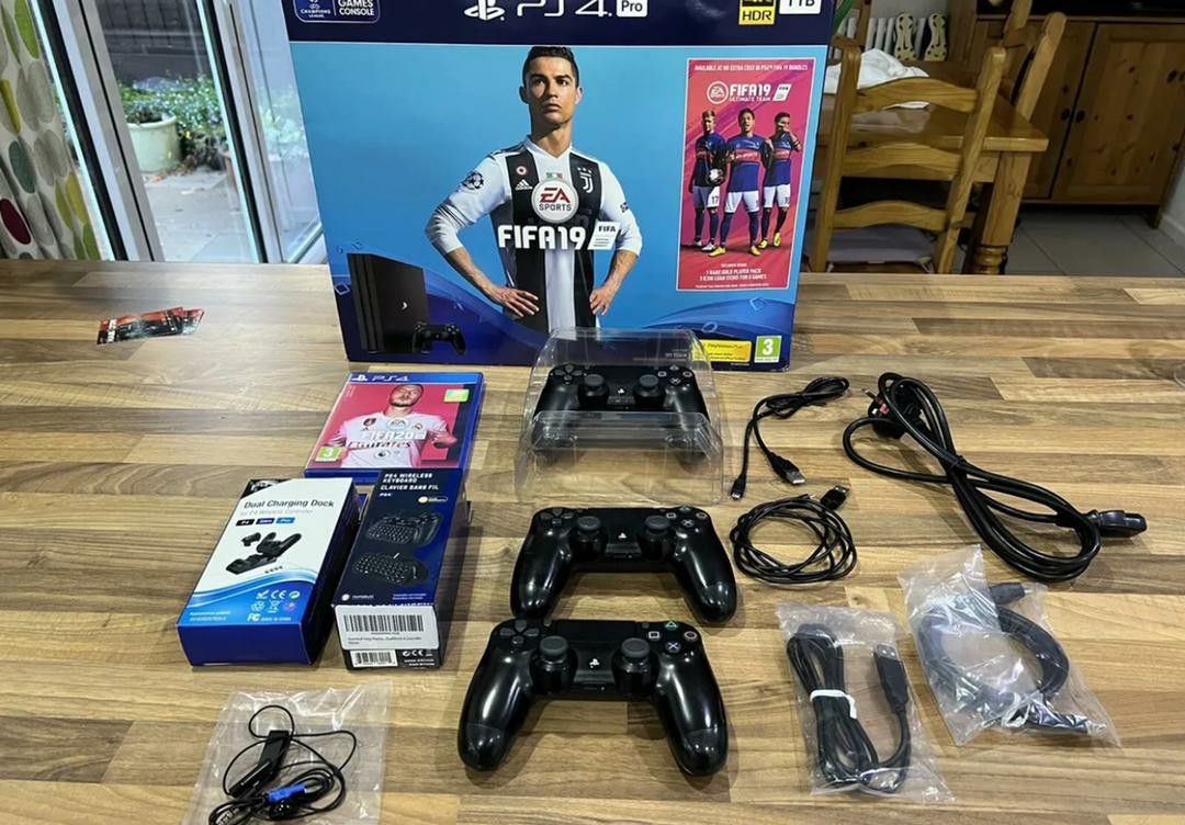 Sony Playstation Ps4 Pro 1tb Console Bundle With Games And Good Controllers  for Sale in Queens, NY - OfferUp