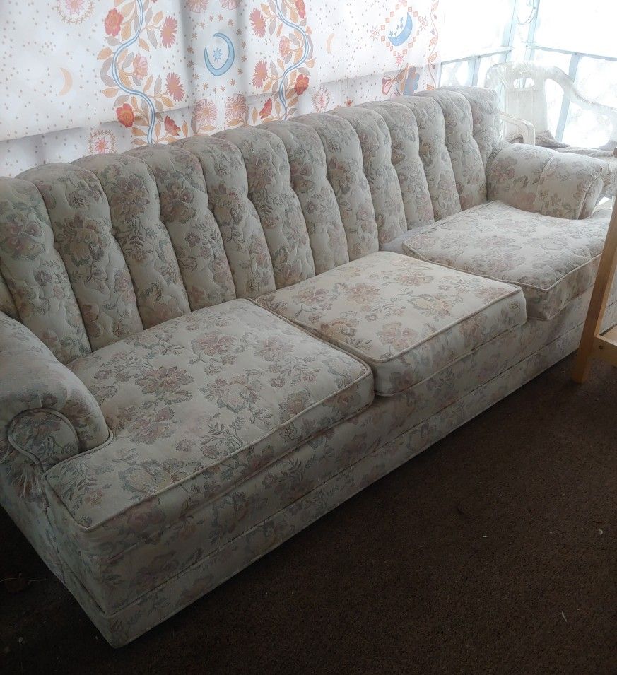 FREE!! Long Antique Sofa Comfy Project Piec