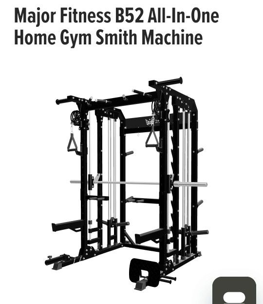 Major Fitness B52 + 8 plates 10, 25, 35, 45
