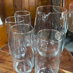 Set Glasses 10 Onz With Pitcher 