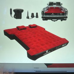 NEW TRUCK BED AIR MATTRESS. Inflatable Pickup Camping Mattress for 5.5-5.8 Ft Full Size Short Truck Bed. Blow Up Pick Up Truck Tent Air Bed.