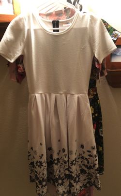 LuLaRoe Amelia black and white size XS