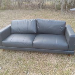 Leather Sofa 