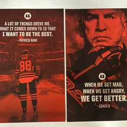 Chicago Blackhawks Poster Lot