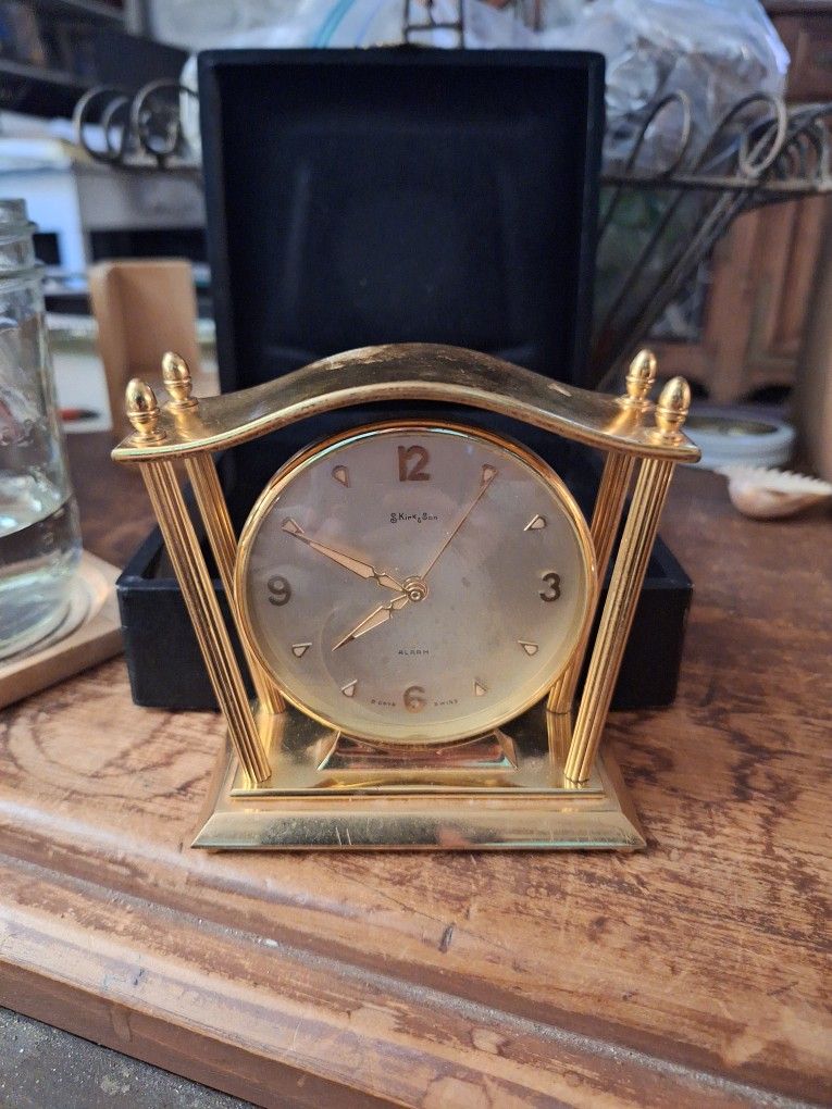 Paselli & Co. Vintage Table Clock And Alarm