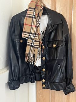 🖤🤎⭐️ Faux Leather Bomber Jacket ⭐️🤎🖤 Women’s M