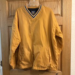 Steve & Barrys Outfitters Gold Black Pullover Jacket w/ Pockets Size M - Purdue 