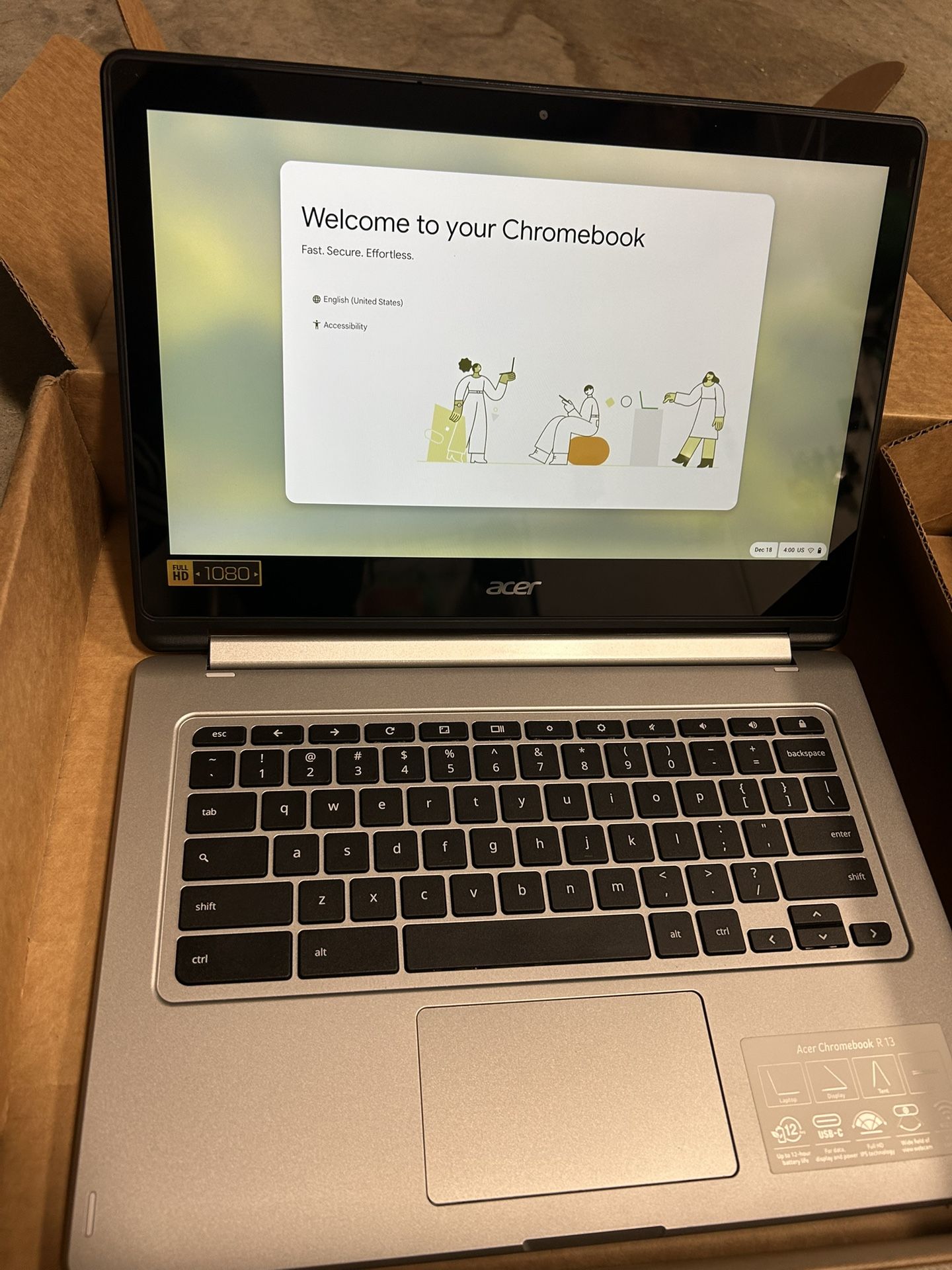 Acer Chromebook Laptop/Tablet
