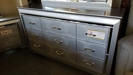 Brand new gray or white dresser (38 x 17 x 51.25H)
