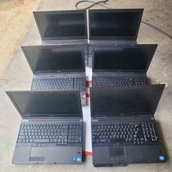 6 Dell precision  M 4800 for parts or repair 