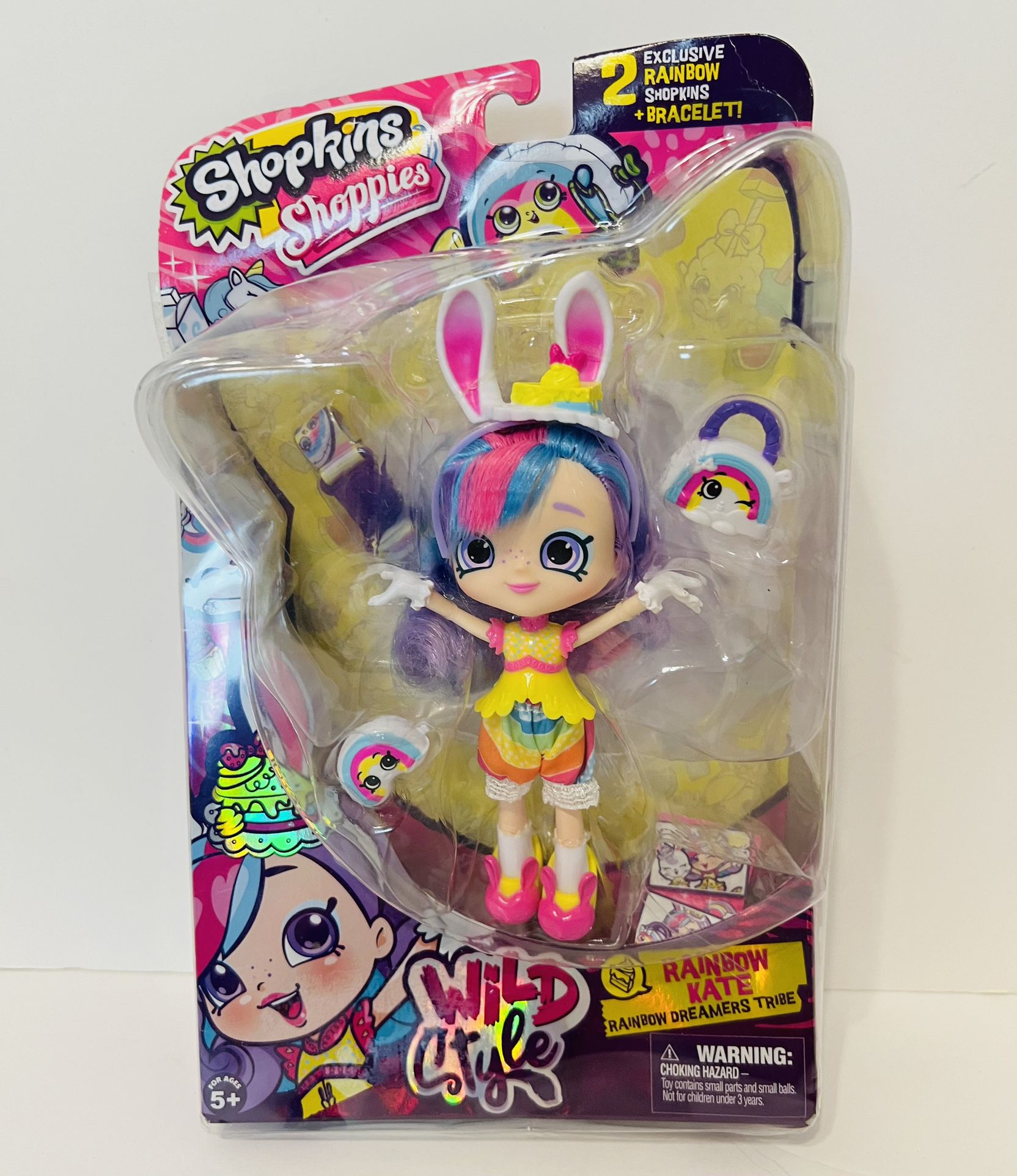 Shopkins Shoppies Season 9 Wild Style Rainbow Kate Doll Figure