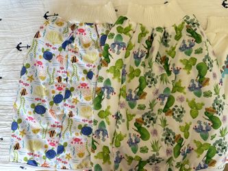 Kids Patterned waterproof diaper Skirts