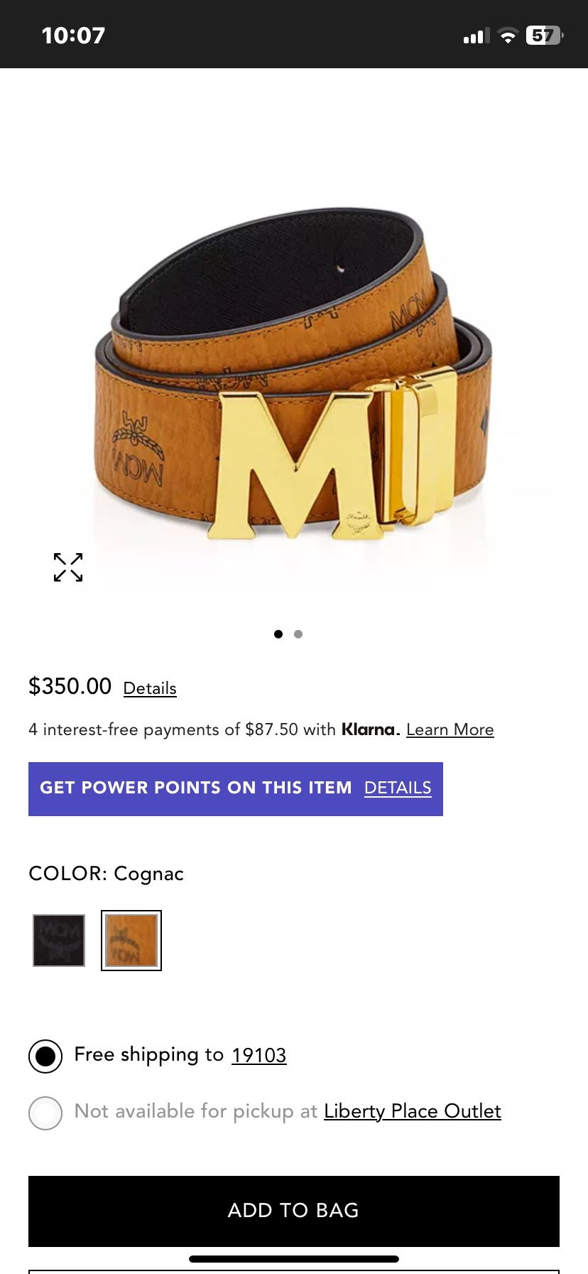 Mcm Man N Woman Belt N Crossbody Bag