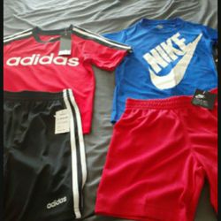 Kids Adidas And Nike Outfits size 5 Both For $30