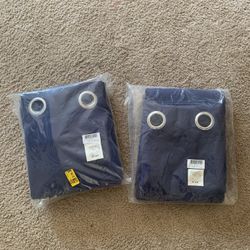 Black Out Curtains NEW - navy Blue Color