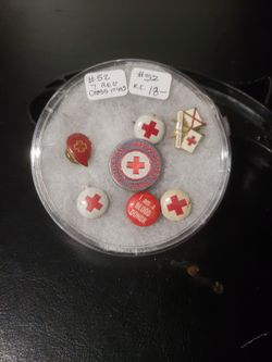 Red Cross Pins Collection 