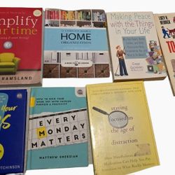 Productivity & Home Organization Book Bundle | Simplify Your Time, Home Organization, Create Your Yes