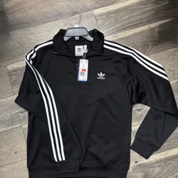 Adidas Funnel Neck Track Top 1/4 Zip Night Indigo Pullover Jacket Men's Colors available ⚫️🔵 