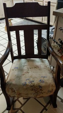 Antique rocking chair.
