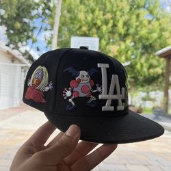 Black Fitted Pokémon LA Hat - Size 7 1/2