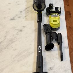 ONE+ HP 18V Cordless Pet Stick Vacuum Cleaner Kit with 4.0 Ah HIGH PERFORMANCE Battery and Charger