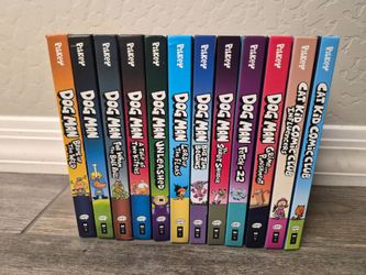 Dog Man/Cat Kid Book Set