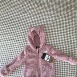 Northface Baby Windshire Full-Zip Hoodie/Jacket, Pink, Brand New With Tags 