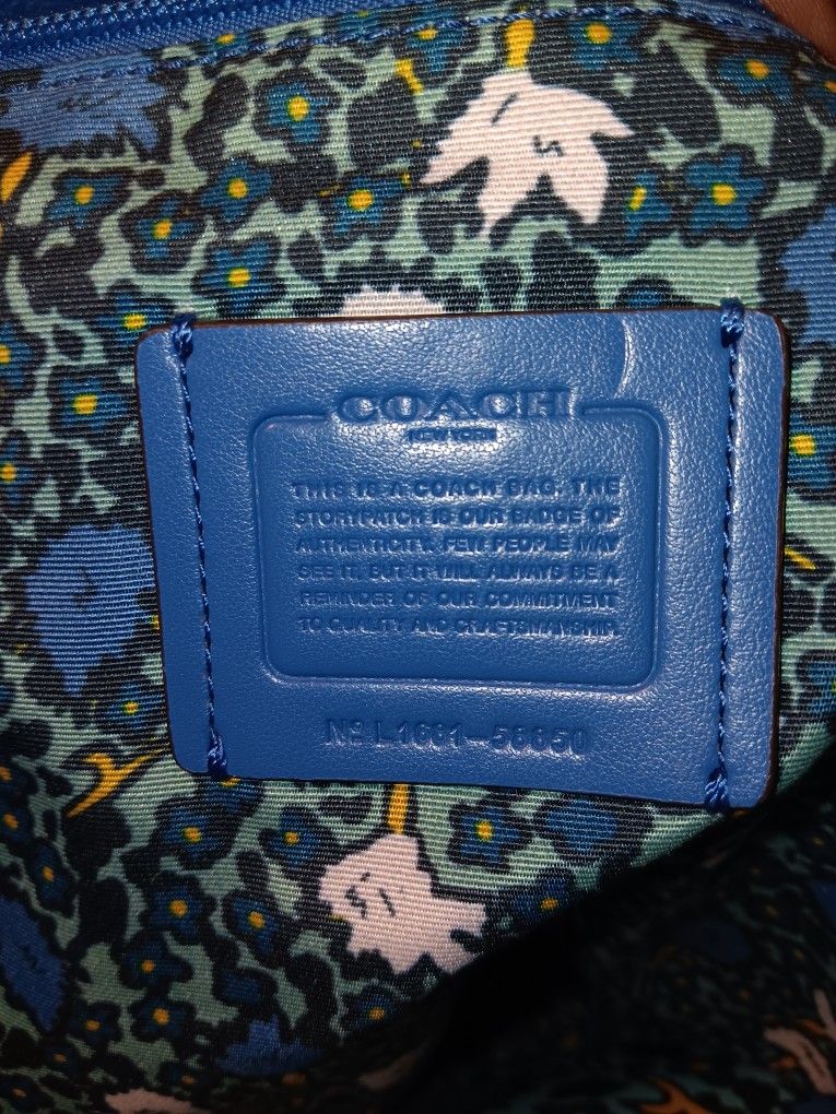 Coach Large Tote Bag Blue