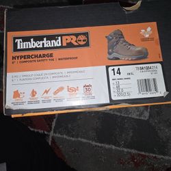 Timberland PRO Men's Hypercharge 6 Inch Composite Safety Toe Waterproof Industrial Work Boot

