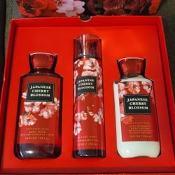 Japanese Cherry Blossom Set Bath & Body Works