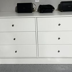 Six (6) drawer dresser.