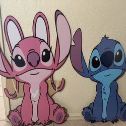 Stitch And Angel Cut Out